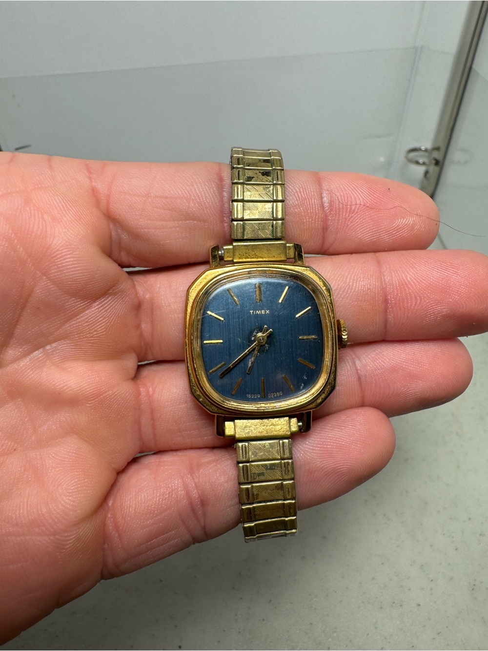 Vintage Timex Women’s Two Hand Wind Up Watch As Is for Parts/Restoration